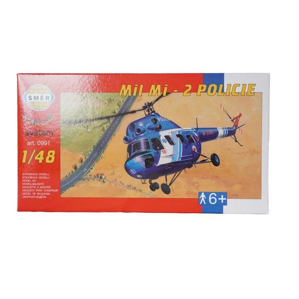 Vrtulník Mi 2 - Policie 1:48