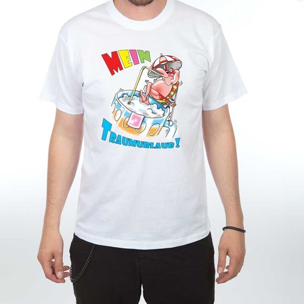 Lustiges T-Shirt: Mein Traumurlaub!