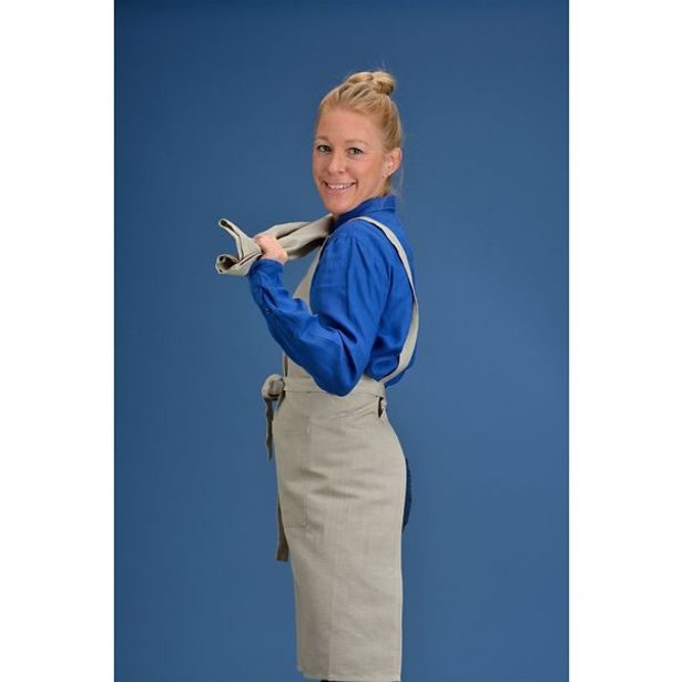 KELA Zástěra Puro 55%bavlna/45%len přírodní 85,0x70,0cm KL-12810