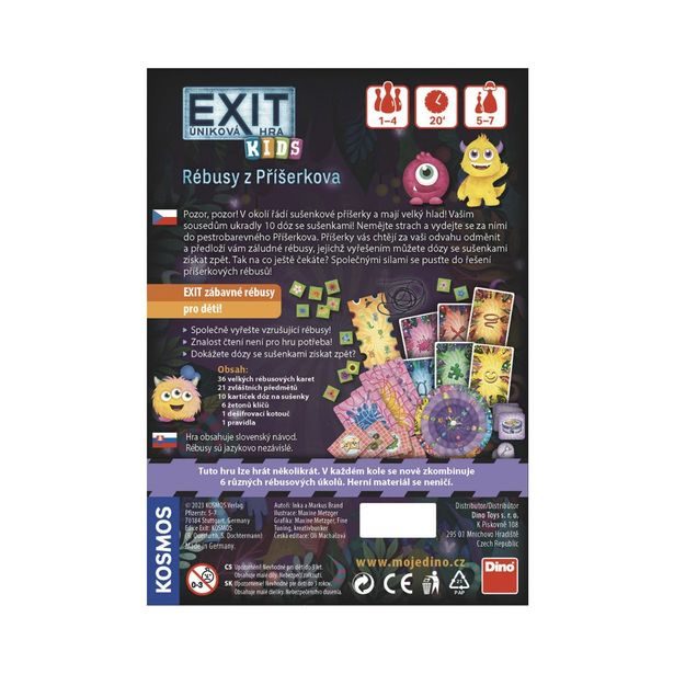 ÚNIKOVÁ HRA KIDS: RÉBUSY Z PŘÍŠERKOVA Párty hra
