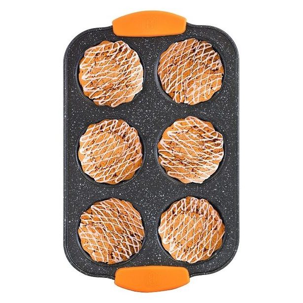 BERLINGERHAUS Forma na muffiny 6 ks silikonové rukojeti Granit Diamond Line BH-1137