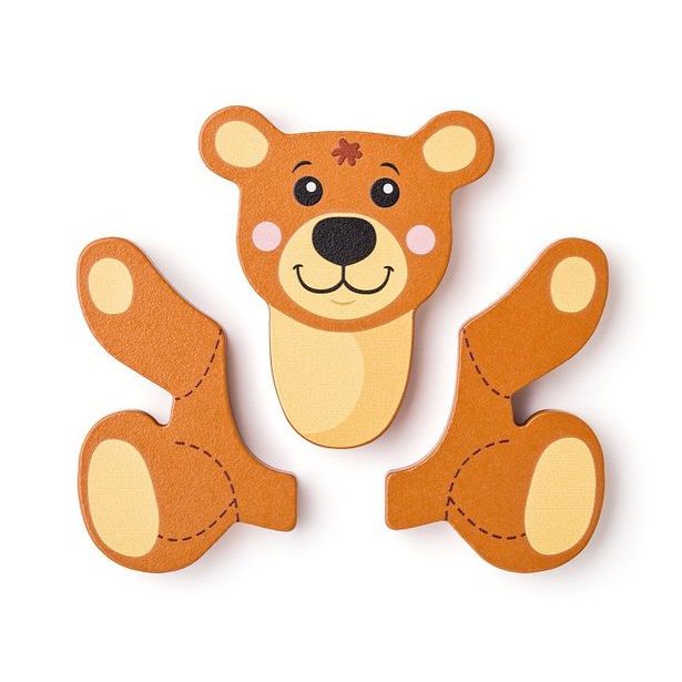 WOODY Puzzle Baby na desce, 4 motivy