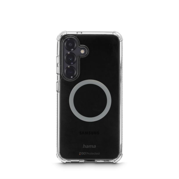 Hama Extreme Protect, kryt pro Samsung Galaxy S25, magnetický, D3O®, nežloutne, průhledný