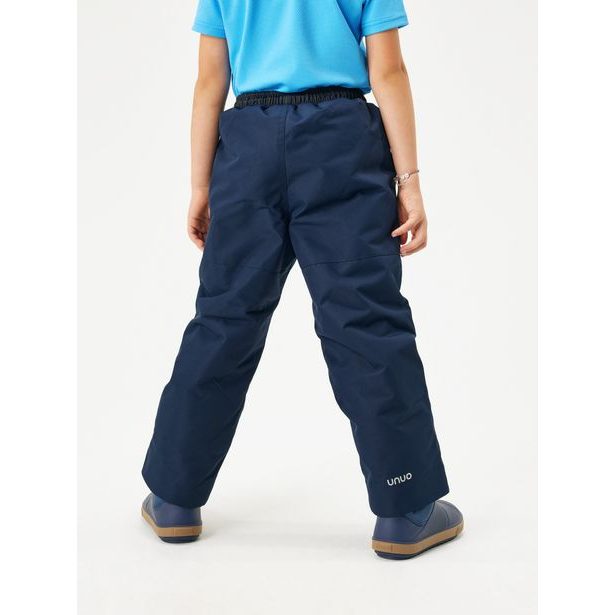 Unuo Dětské zimní rostoucí oteplovačky Polar, Tm. Modročerná