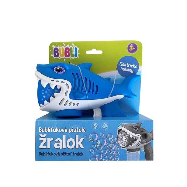 BUBLI Bublifuková pistole žralok