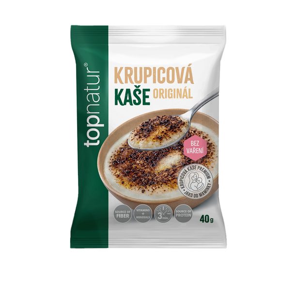 TOPNATUR Krupicová kaše Originál, 40 g