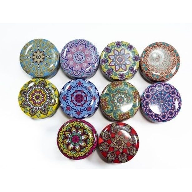 dóza plech. d 6x4cm ONLY FOR YOU