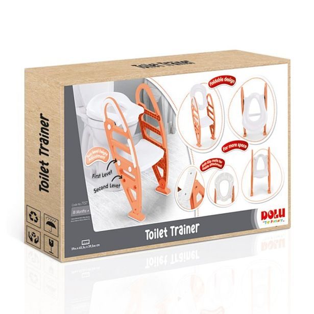 DOLU Schůdky se sedátkem k toaletě oranžové