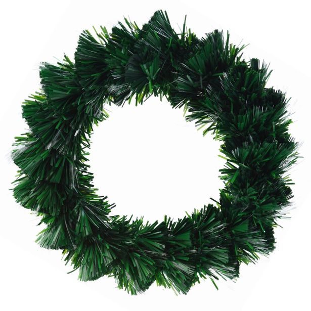 HOMESTYLING Vánoční věnec s LED osvětlením 50 cm barevný KO-AFB000140