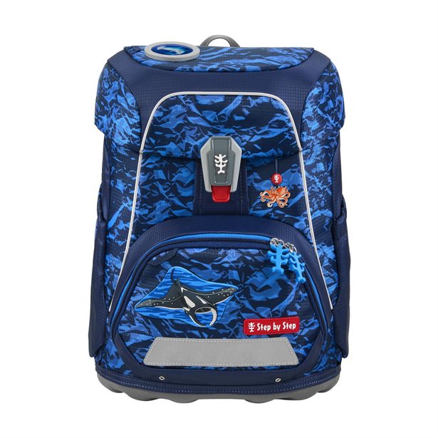 Školní aktovka Step by Step FIT, Manta Rio - 5 dílný set, AGR certifikát