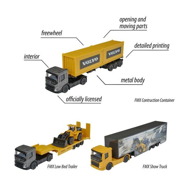 Volvo Transporter, 3 druhy