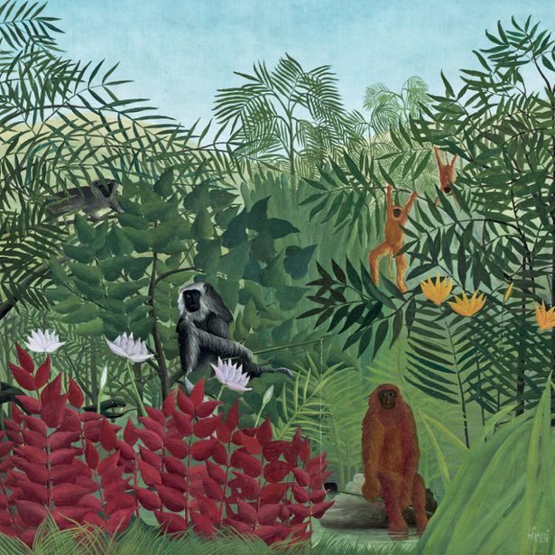 NOTIQUE Poznámkový kalendář Henri Rousseau 2027, 30 x 30 cm