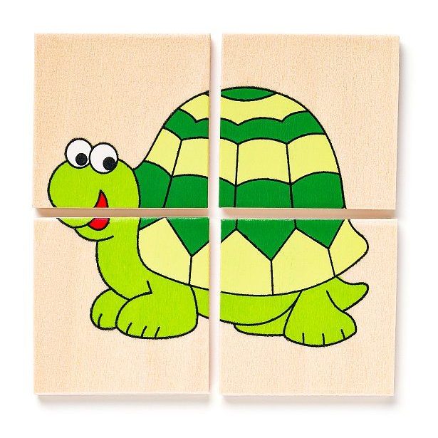 Mini puzzle "Beruška" v dř. krabičce