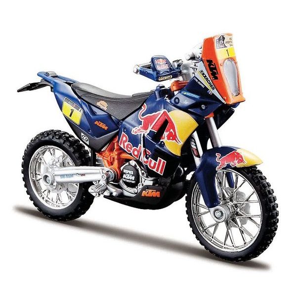 Bburago Bburago - Motocykl, CYCLE, Red Bull KTM 450 Rally (Dakar Rally), 1:18