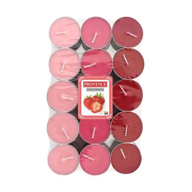 Provence SVÍČKA ČAJOVÁ JAHODA, 30KS_hamashop