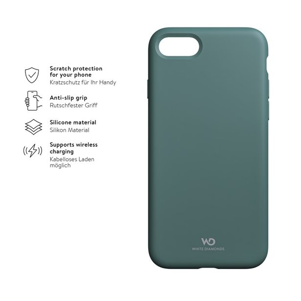 White Diamonds Urban Case, kryt pro Apple iPhone 7/8/SE 2020/SE 2022, petrolejový