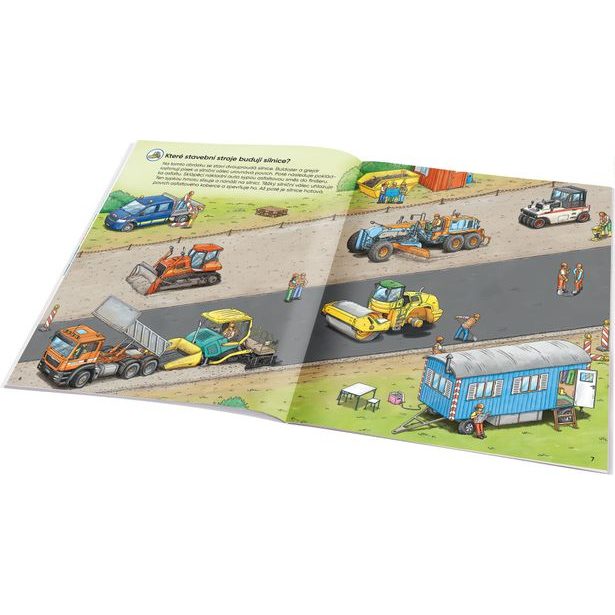 Můj první samolepkový sešit – STAVEBNÍ STROJE