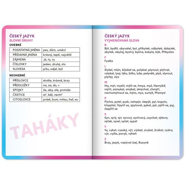 NOTIQUE Školní diář Růžový (září 2025 – prosinec 2026), 9,8 x 14,5 cm