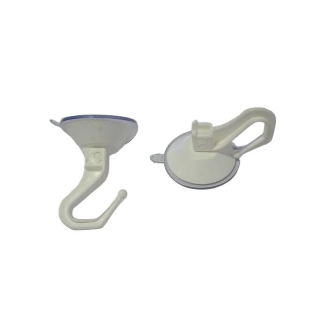 háček s přísavkou KULATÝ d5cm, s páčkou, plast