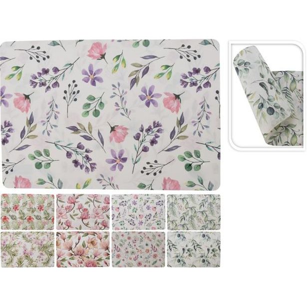 prostírání x x cm, KVĚTY, mix druhů, plast
