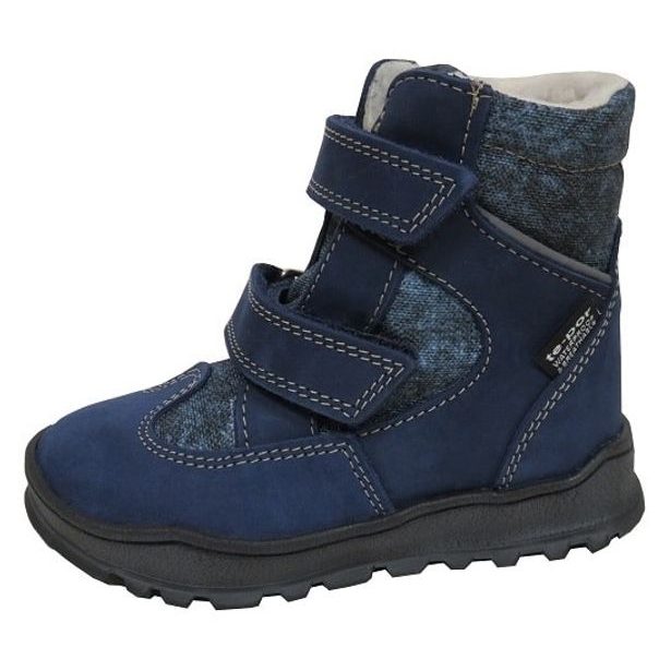 Kožená zimní obuv Jonap 024N modrá