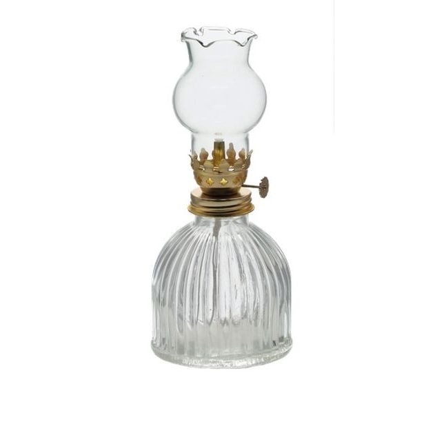 lampa petrolej.-mini,d8x19,5cm, sklo