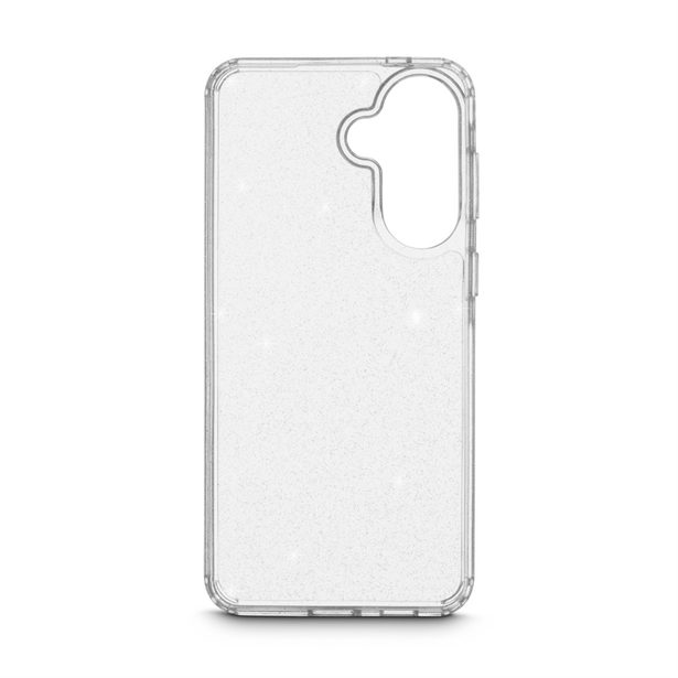 White Diamonds Glitter Case, kryt pro Samsung Galaxy A57 5G, průhledný s třpytkami, nežloutne