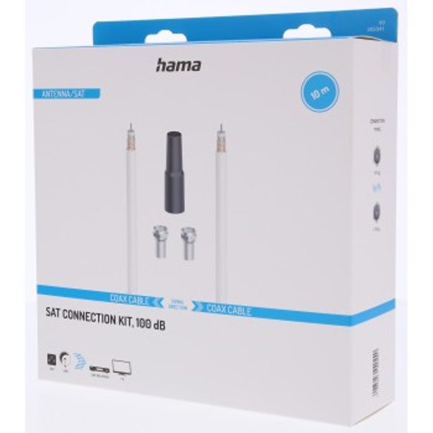 Hama SAT propojovací set, 100 dB, 10 m