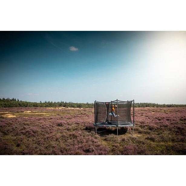 BERG Trampolína BERG Favorit 270cm šedá + ochranná síť Comfort
