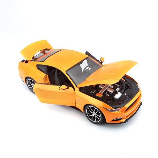 Maisto Maisto - 2015 Ford Mustang GT, metal oranžová, 1:18