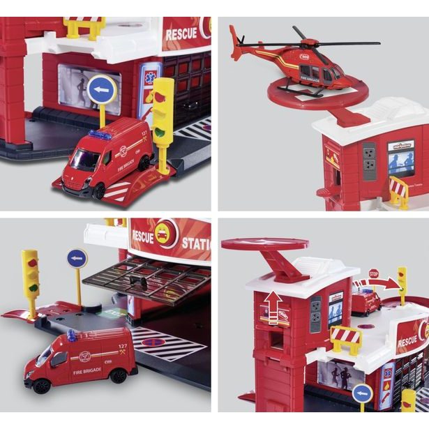 Creatix Hasičská stanice + 1 autíčko