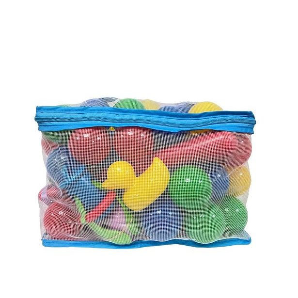 Plastica Plastové míčky s kačenkou a udičkou, 62ks, 6cm