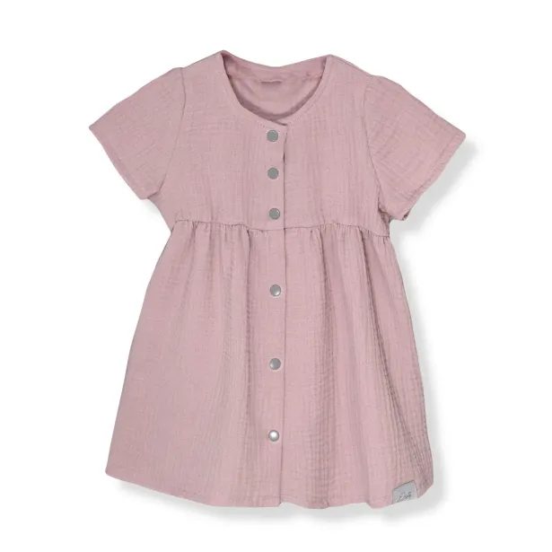 ESITO Mušelínové šaty Barunka Powder pink - pudrová / 68