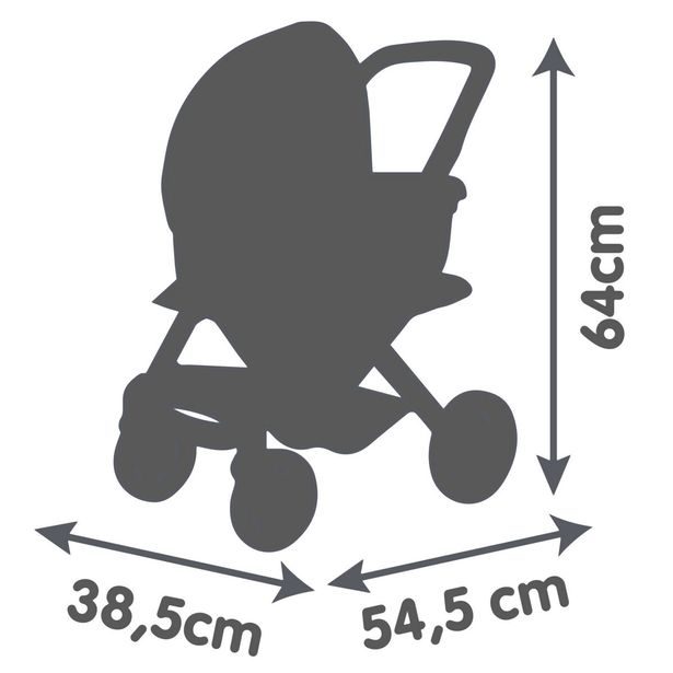 Kombinovaný kočárek Maxi Cosi pro panenky růžový