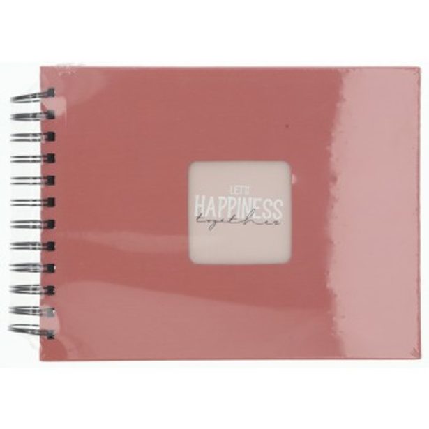 Hama album klasické spirálové FINE ART 24x17 cm, 50 stran, terra, černé listy