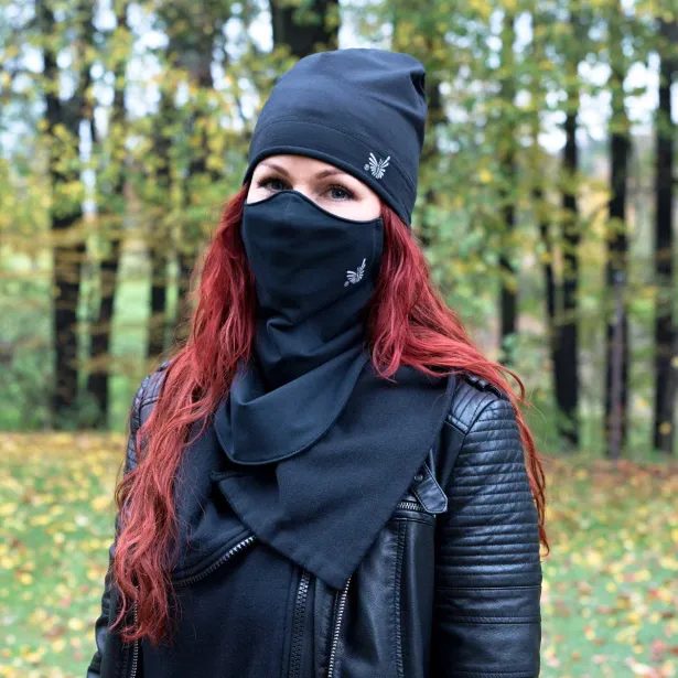 ESITO Multifunkční nákrčník Černý