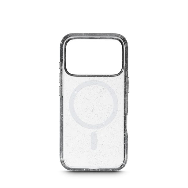 White Diamonds Mag Glitter, kryt pro Apple iPhone 17 Pro, magnetický, průhledný s třpytkami