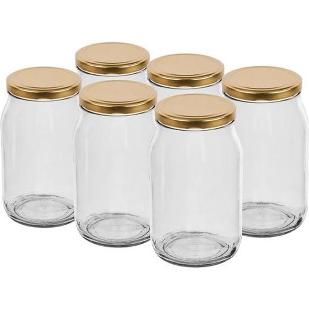 BROWIN SADA SKLENIC TWIST NA ZAVAŘ.900ML S VÍČKEM 82,6KS