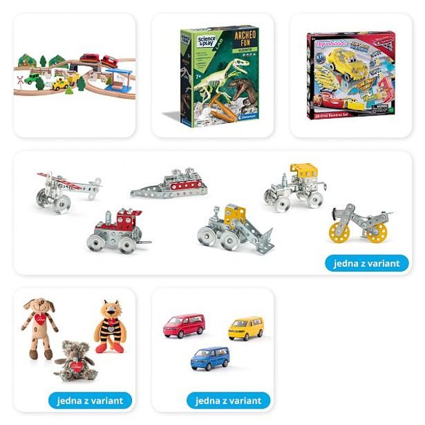 Truhla plná hraček „Oliver“