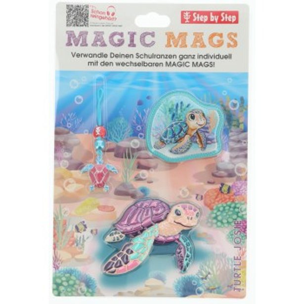 Doplňková sada obrázků MAGIC MAGS, Turtle Josie, pro aktovky a batohy Step by Step