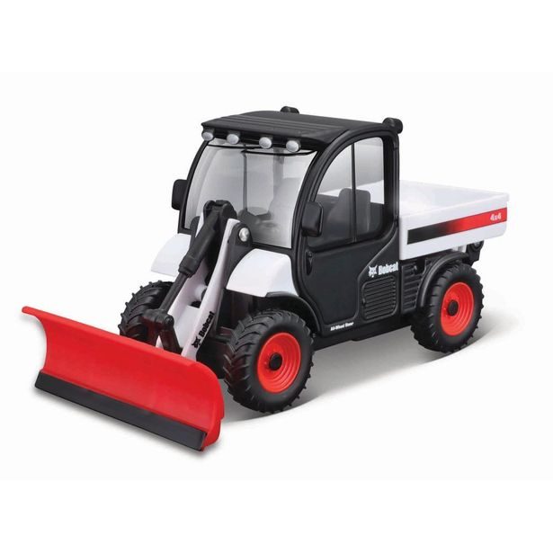 Bburago ASST 10 cm Bobcat stroje (12ks - 4druhy)