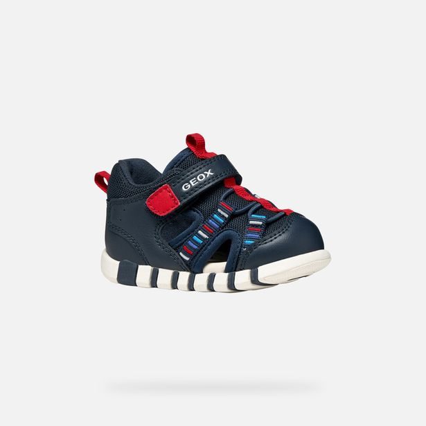 Tmavě modré chlapecké sandály pro první krůčky Geox Sandal Iupidoo