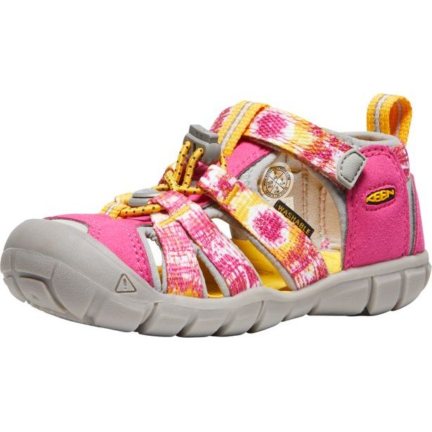 KEEN dětské sandály SEACAMP II CNX K multi/keen yellow