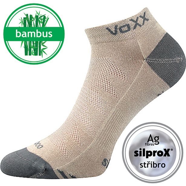 VoXX Unisex bambusové ponožky Bojar - béžové