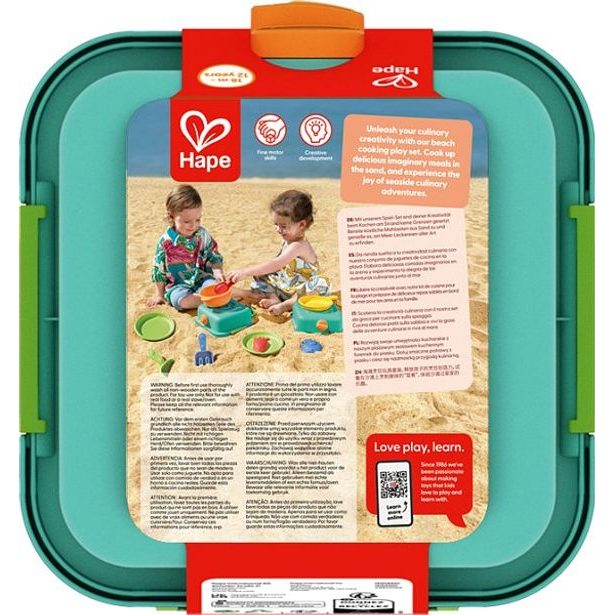 Hape Hračky na písek - Sada bábovek Set Šéfkuchaře
