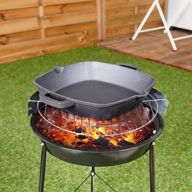 HIT Litinová pánev do trouby i na gril 25 x 25 cm HT-23460374