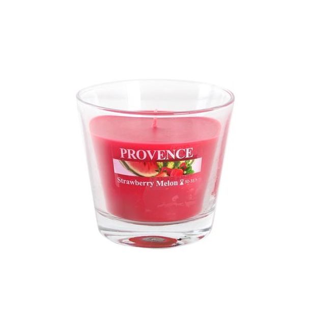 Provence SVÍČKA VE SKLE 140G, JAHODA+MELOUN_hamashop