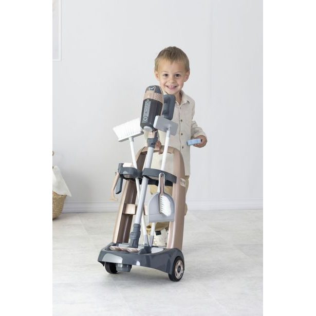 Vozík pro malou uklízečku s tyčovým vysavačem Rowenta