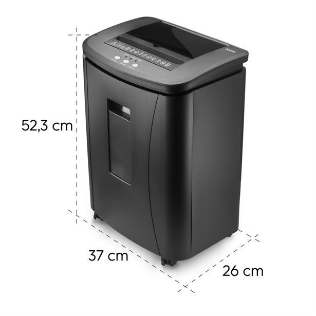 Hama Safe Auto M1200, skartovačka, micro řez, podavač, 120 listů, bezpečnostní úroveň P4 T4 E3