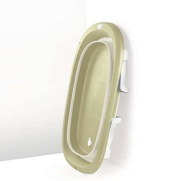 DOLU Dětská vanička skládací, světle zelená, 20,5x75,5x46,5 cm